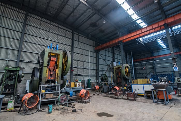 德宏网架配件-锥头加工车间